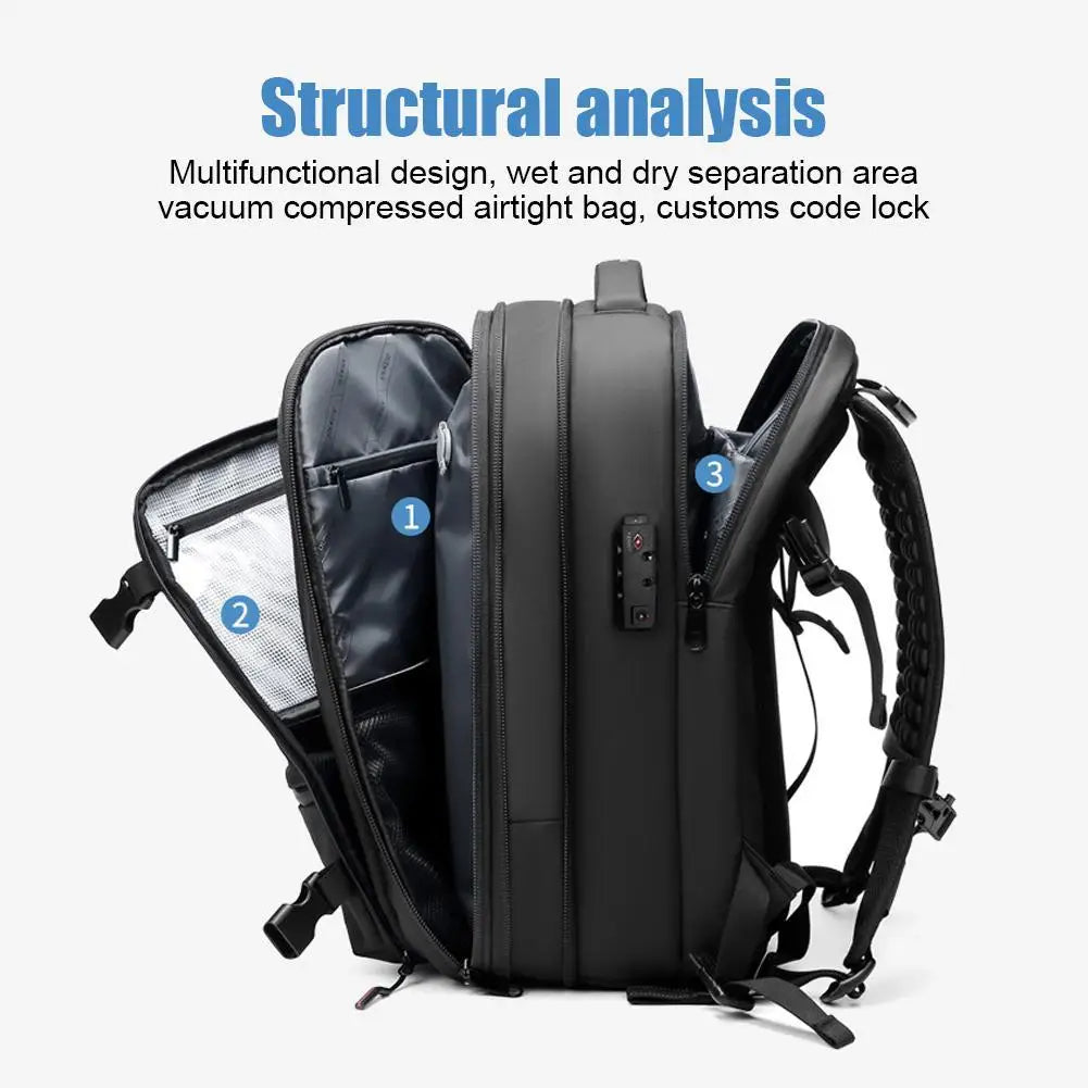 TripMateX™ Travel Backpack Vacuum Compression