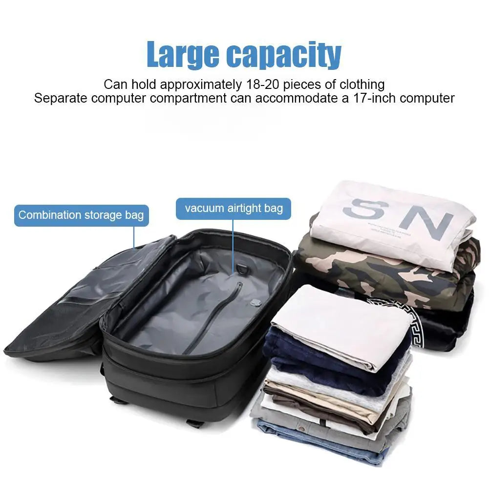 TripMateX™ Travel Backpack Vacuum Compression