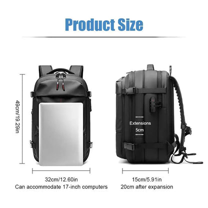 TripMateX™ Travel Backpack Vacuum Compression
